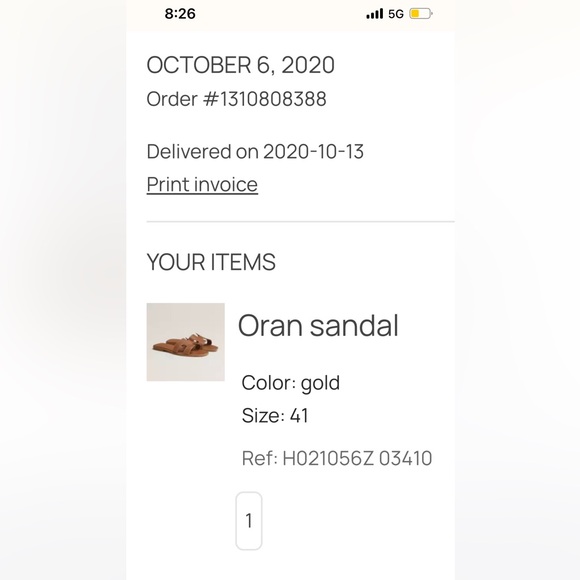 Brown and White Leather Slip-On Sandals - Picture 13 of 14